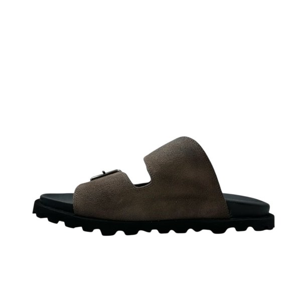 Lofina herre - Slippers i gr�-brun - U9911