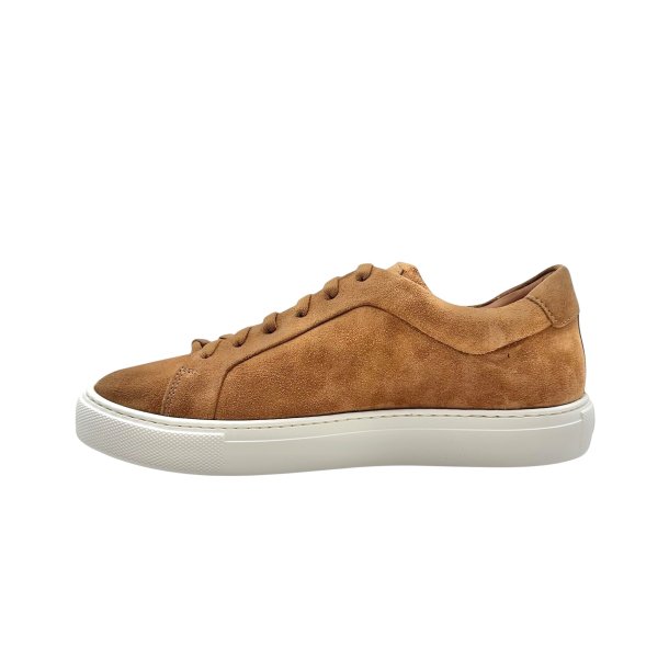 Lloyd - Sneakers i camel ruskind med sn�re - Metro