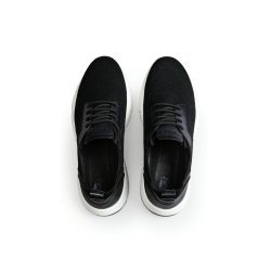 Lloyd herre - Sneakers i sort tekstil og skind - Echo