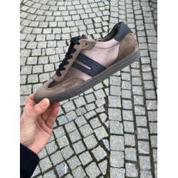 Paul Green - Sneakers i brun og metal med lav sl - 5350