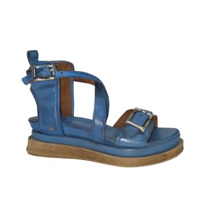 Airstep Sandal i lys med spænde plateausål - AIRSTEP - A.S.98 - Como Shoes