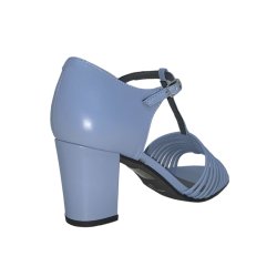 Nordic Shoepeople - Sandal i lysebl med tynde remme og hj hl - Liva 38