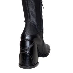 Airstep - Sort overknee stvle med hj blokhl og plateau - Lussy 