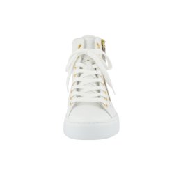 Paul Green - Ankelstvle i hvid med guld-detaljer - 4024