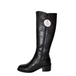 Wonders - Langskaftet stvle i sort med moderat hl og rgummisl - 2104