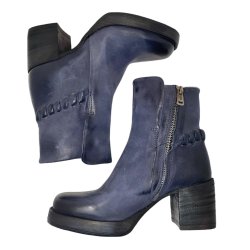 Airstep - Stvlette i bl med plateau og hl