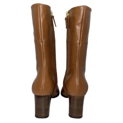 Billi Bi - Stvlette i cognac med syninger og hl - A7532