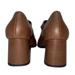 Bukela - Sko i brun med T rem og moderat hl - Torina