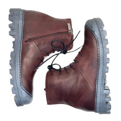 Lofina - Stvlette med snre og lynls i bordeaux med grov sl - I6-965