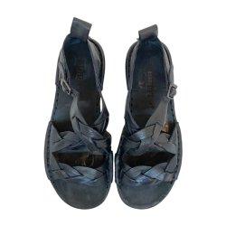 Bubetti - Sandal med fletremme i sort - 3446