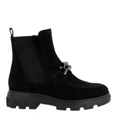 Paul Green - Stvlette i sort ruskind med slvkde og chunky sl - 8261