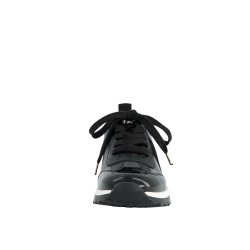 Paul Green - Sneakers i sort lak med snre - 5392