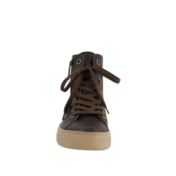 Paul Green - Ankelstvle med snre og lynls i brun - 4024