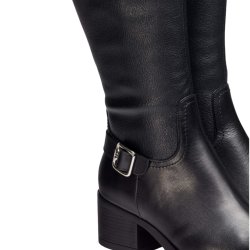 Wonders - Langskaftet stvle i sort med spnde - G6242