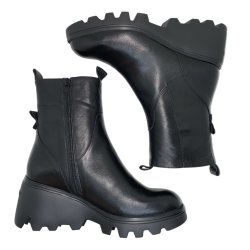 Wonders - Stvlette i sort med kilehl - G7001 