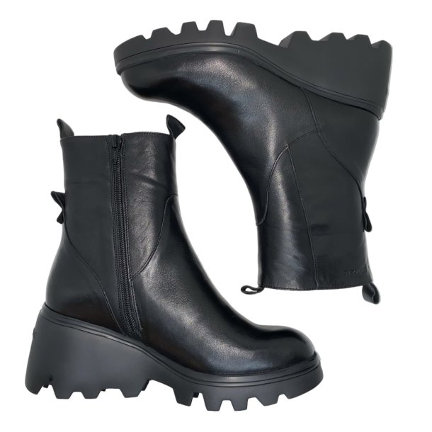 Wonders - Stvlette i sort med kilehl - G7001 