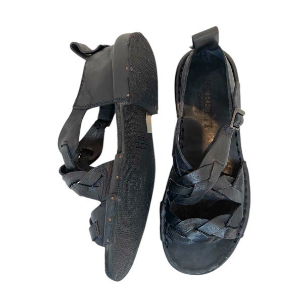 Bubetti - Sandal med fletremme i sort - 3446