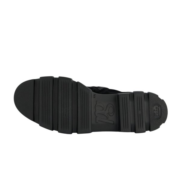 Paul Green - Stvlette i sort ruskind med slvkde og chunky sl - 8261