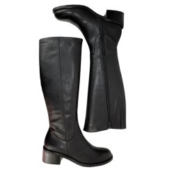 Wonders - Langskaftet stvle i sort med moderat hl og rgummisl - 2104