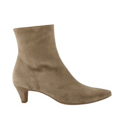 Paul Green - Stvlette i sandfarvet ruskind med lille hl - 8288