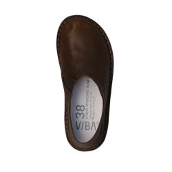 VIBAe - Sko i m�rkebrun skind - Zuma