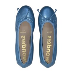 Wonders - Ballerina i bl metal - 61112