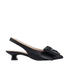 Bukela - Pumps i sort med sljfe og slingback - Rose