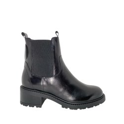 Wonders - Stvlette i sort med grov sl og elastik - 1421