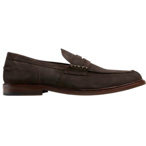 TGA - Loafer i gr-brun ruskind - 2500