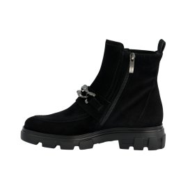 Paul Green - Stvlette i sort ruskind med slvkde og chunky sl - 8261