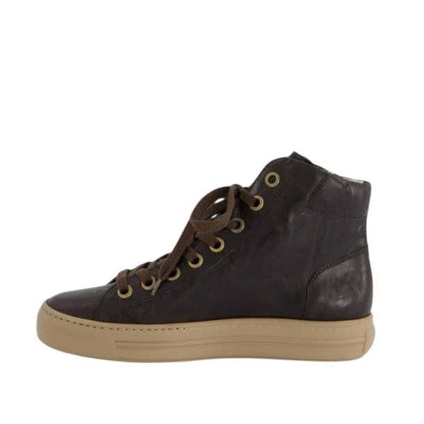 Paul Green - Ankelstvle med snre og lynls i brun - 4024