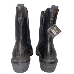 Moma - Cowboystvle i sort med elastik