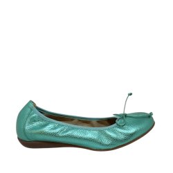 Wonders - Ballerina i grn metal - 61112
