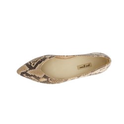 Paul Green - Pumps i snake med moderat h�l - 3815