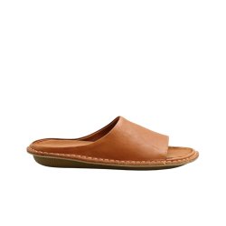 VIBAe - Slippers i cognac skind - Saint Tropez