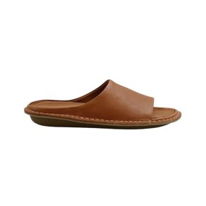 VIBAe - Slippers i cognac skind - Saint Tropez