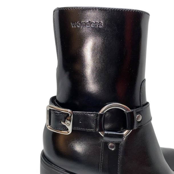 Wonders - Biker i sort med spnde og hl - I9204