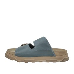 Lofina - Slippers i bl skind