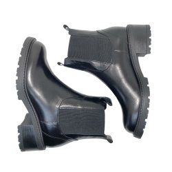 Wonders - Stvlette i sort med grov sl og elastik - 1421