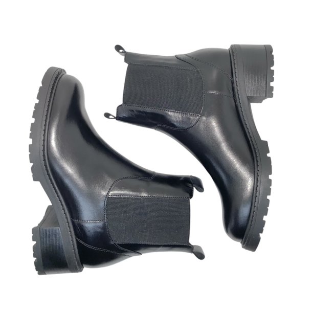 Wonders - Stvlette i sort med grov sl og elastik - 1421