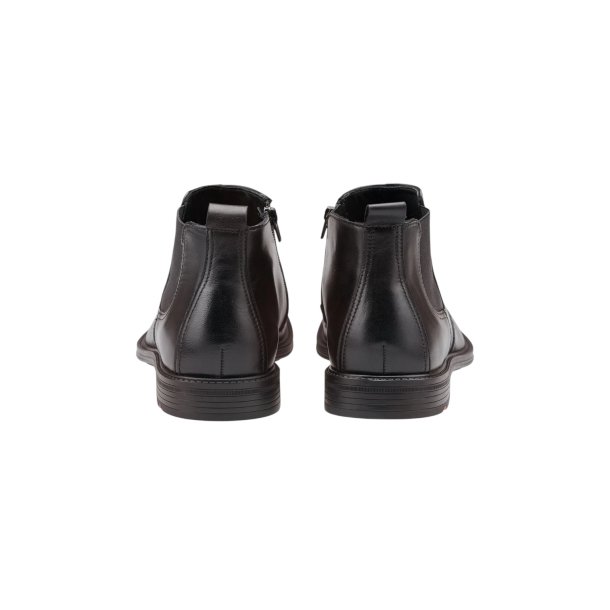 Lloyd herre - Chelsea stvle i sort med elastik og lynls - x-motion 315