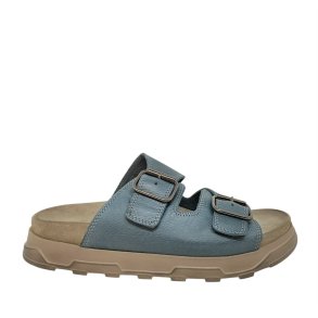 Lofina - Slippers i bl skind