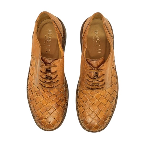  Bubetti herre - Snresko i cognac med grov flet - 8671