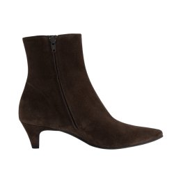 Paul Green - Stvlette i brun ruskind med lille hl - 8288