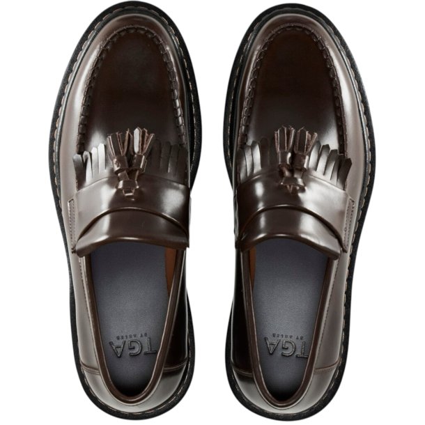 TGA - Loafer i brun med kvast - 2640