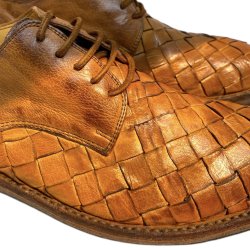  Bubetti herre - Snresko i cognac med grov flet - 8671