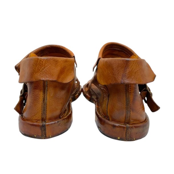 Bubetti - Gladiator sandal i cognac med spnde og ombuk - 3487