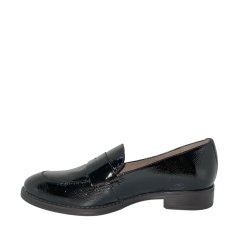 Wonders - Loafer i sort lak med lille hl - 7251