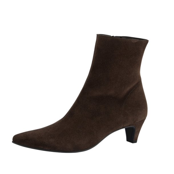 Paul Green - Stvlette i brun ruskind med lille hl - 8288