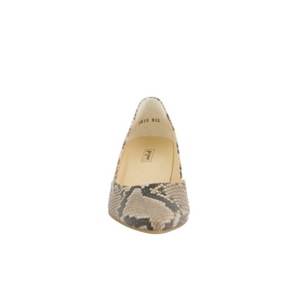 Paul Green - Pumps i snake med moderat h�l - 3815